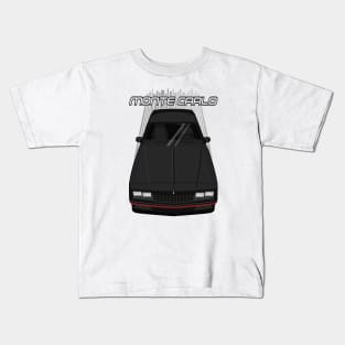 Chevrolet Monte Carlo 1984 - 1989 - black and red Kids T-Shirt